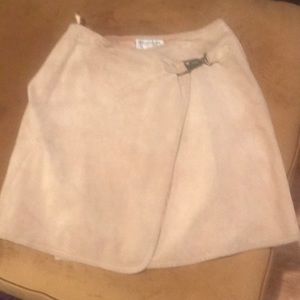 Emanuel Ungaro suede mini skirt